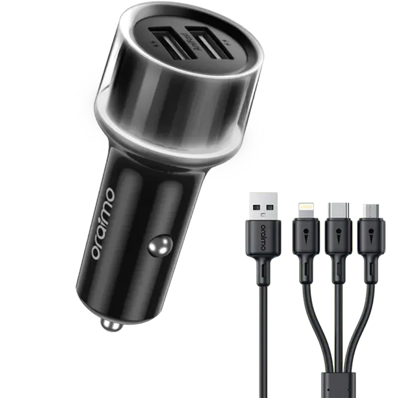 oraimo Highway 15 15.5W Car Charger Mascom International.webp